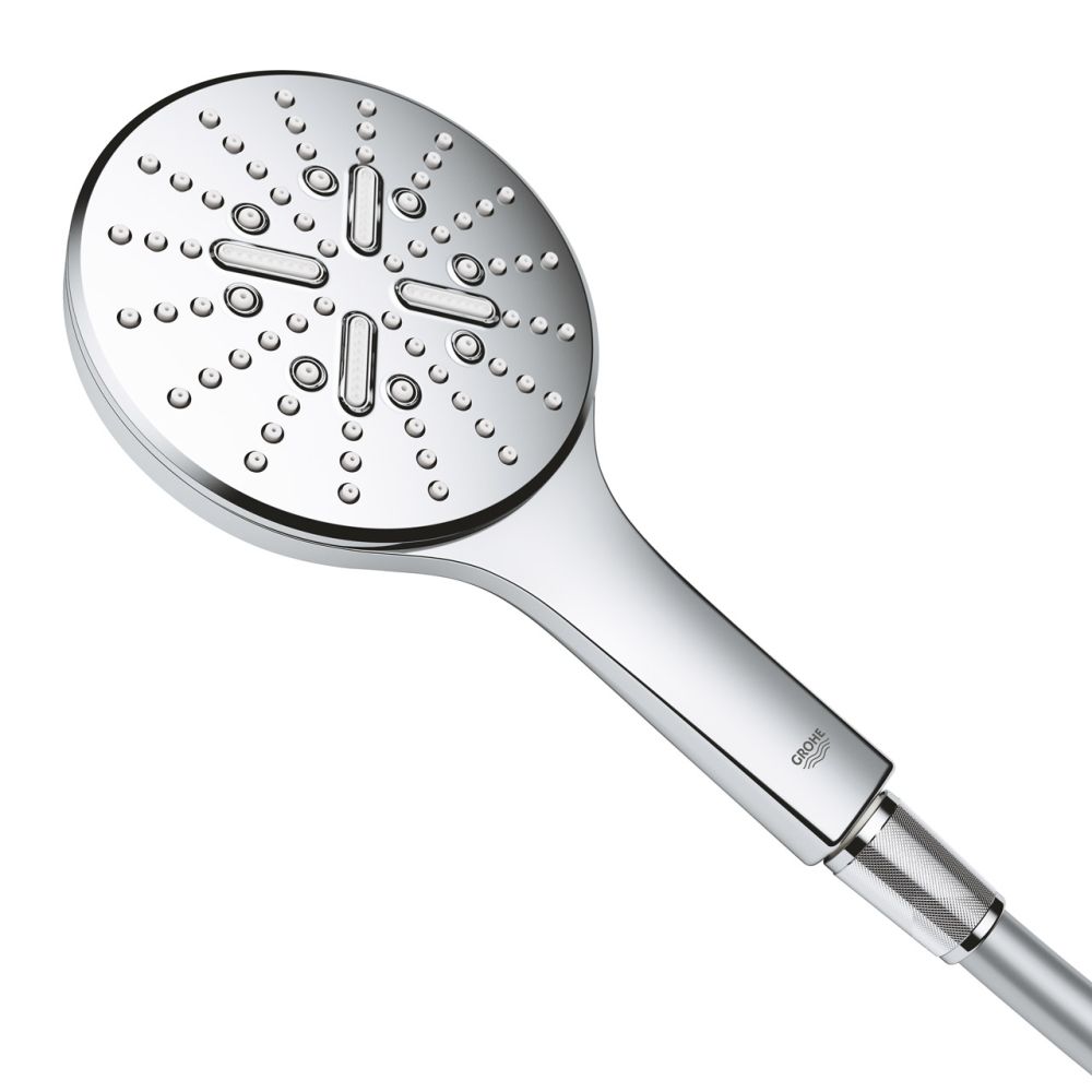 Ручной душ GROHE Rainshower SmartActive 130, 12 л/мин, 3 режима, хром (26544000)