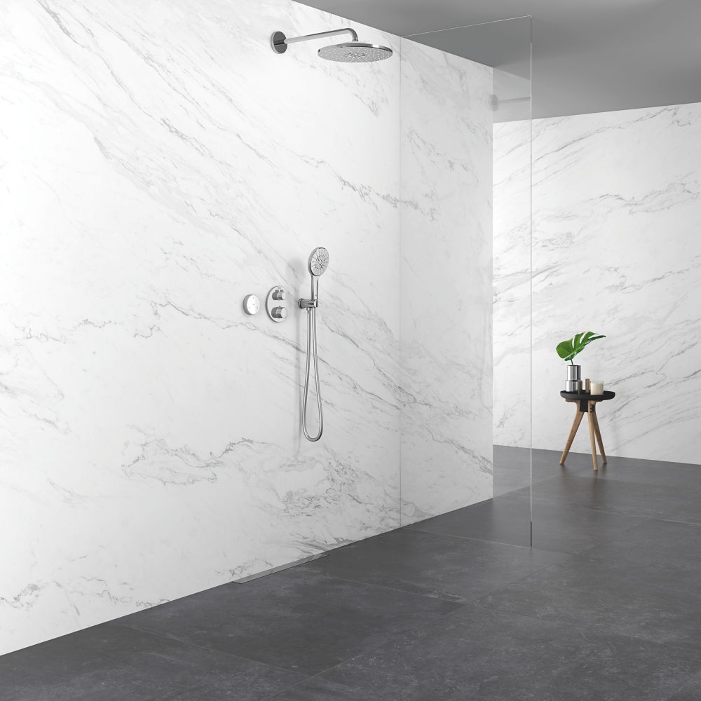 Ручной душ GROHE Rainshower SmartActive 130, 12 л/мин, 3 режима, хром (26544000)