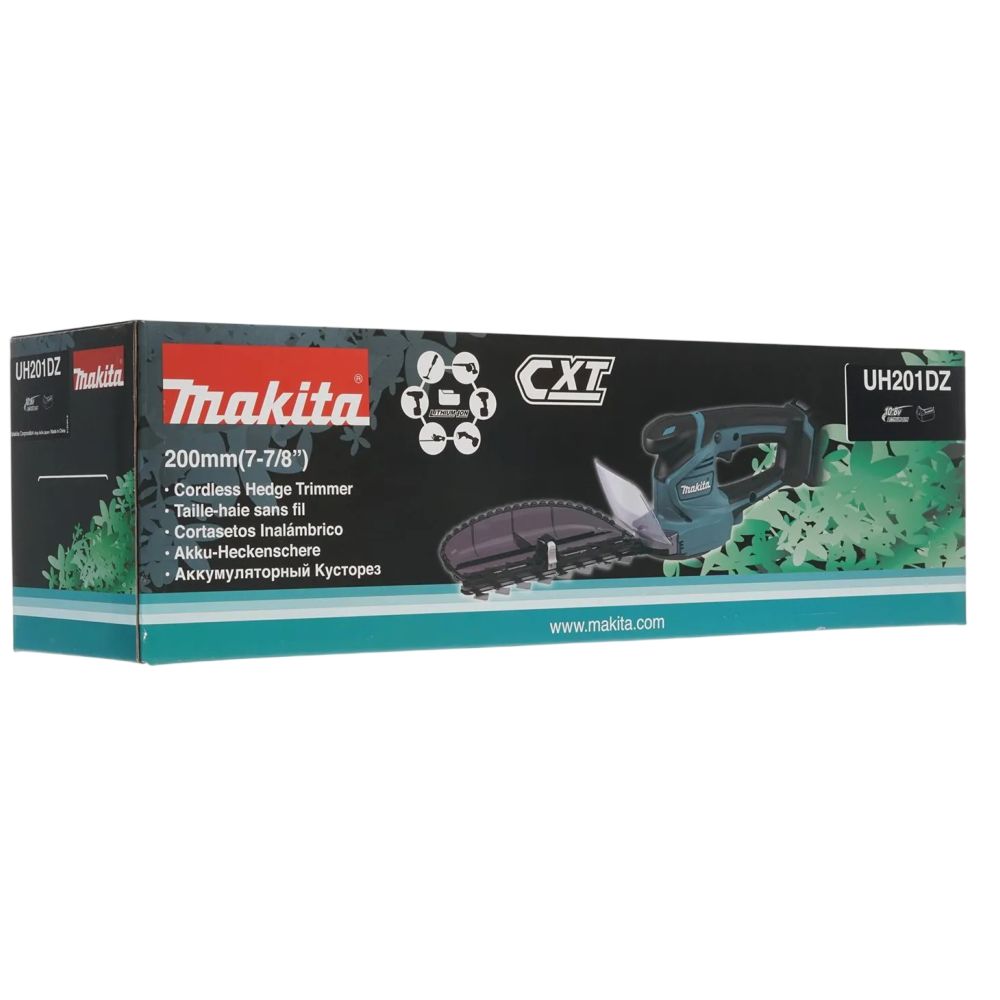 Аккумуляторный кусторез Makita UH201DZ, 12 В, 20 см, без АКБ и ЗУ