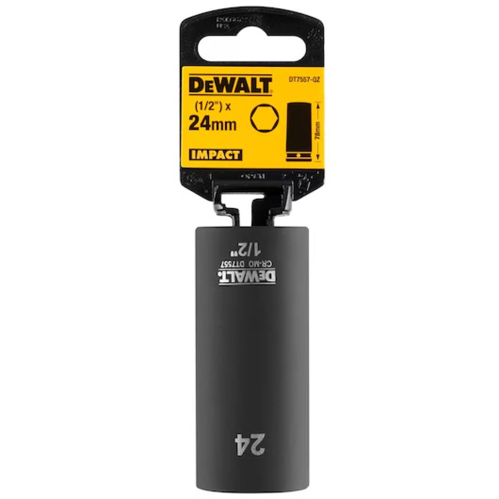 Ударная торцевая головка DeWALT DT7557, 24 мм, 1/2"