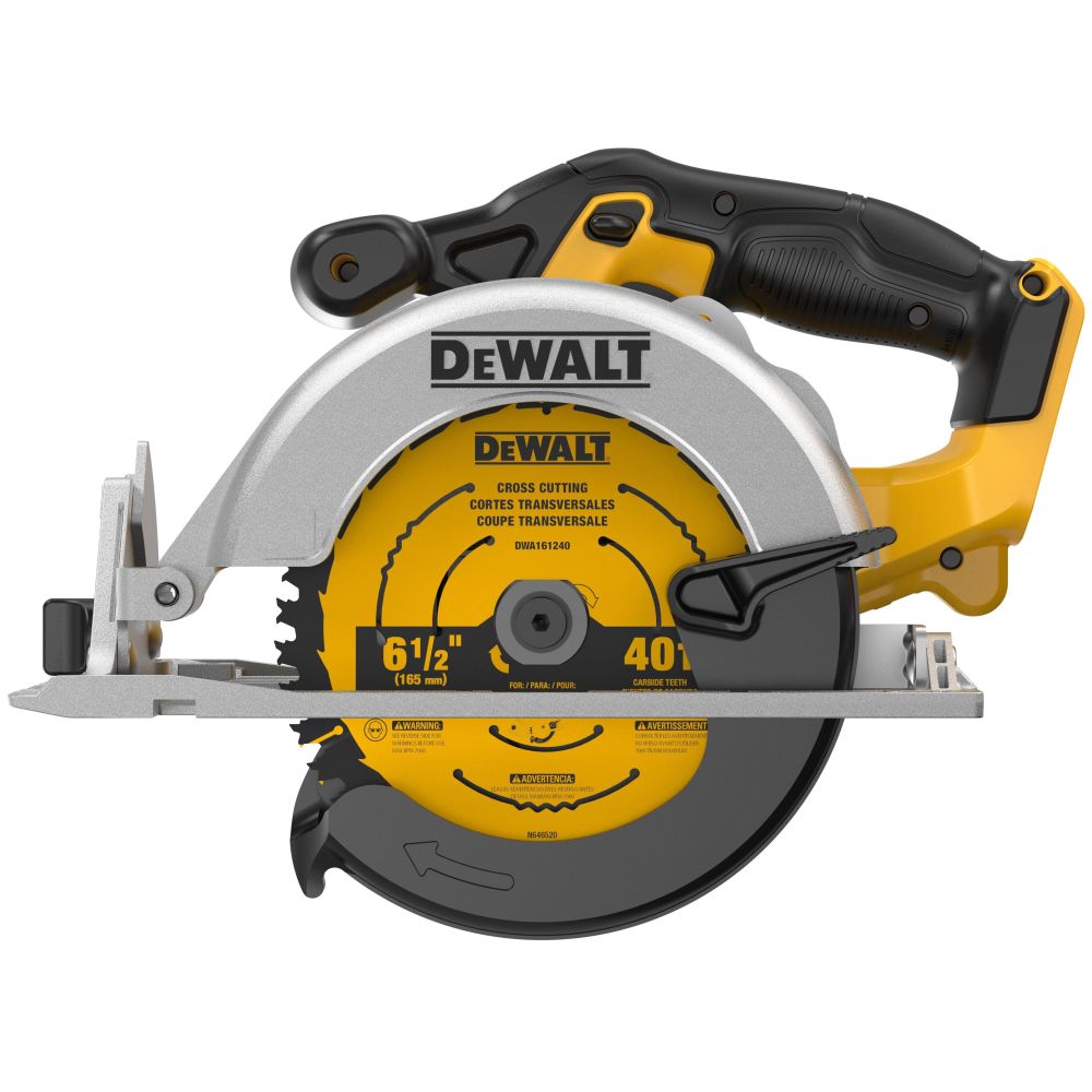 Аккумуляторная дисковая пила DEWALT DCS391B, 20 В, 165 мм, 5150 об/мин, без АКБ и ЗУ (DCS391B-XJ)