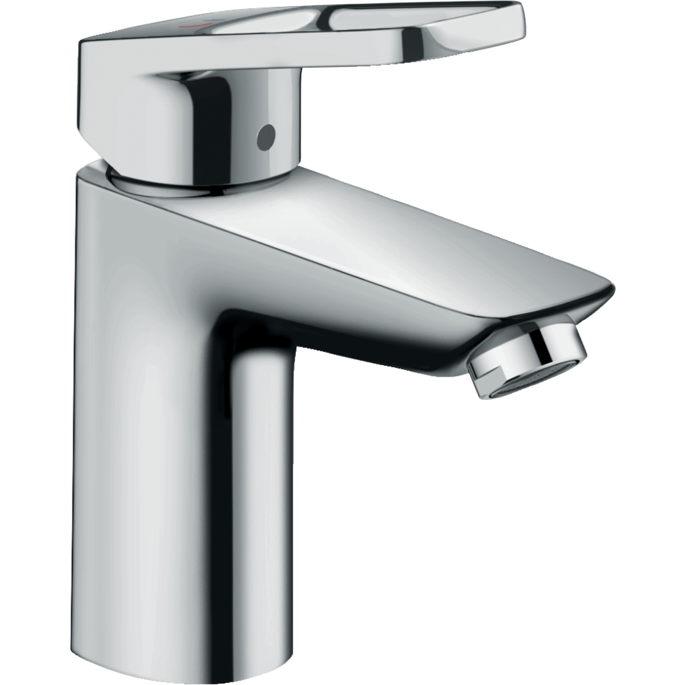 Смеситель для раковины hansgrohe Logis Loop 100 CoolStart, со сливным гарнитуром 71154000, хром