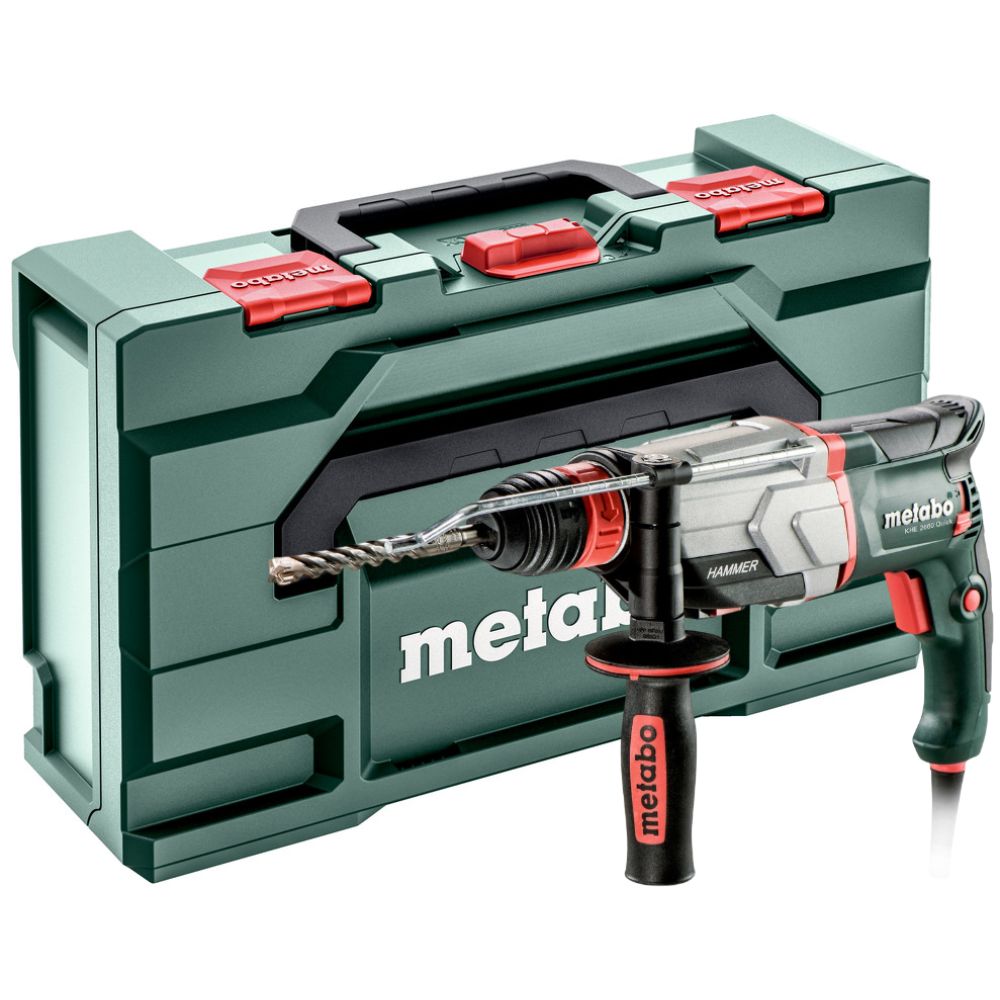 Перфоратор Metabo KHE 2660 Quick, 850 Вт, 3 Дж, 4300 уд/мин, в кейсе metaBOX (600663500)
