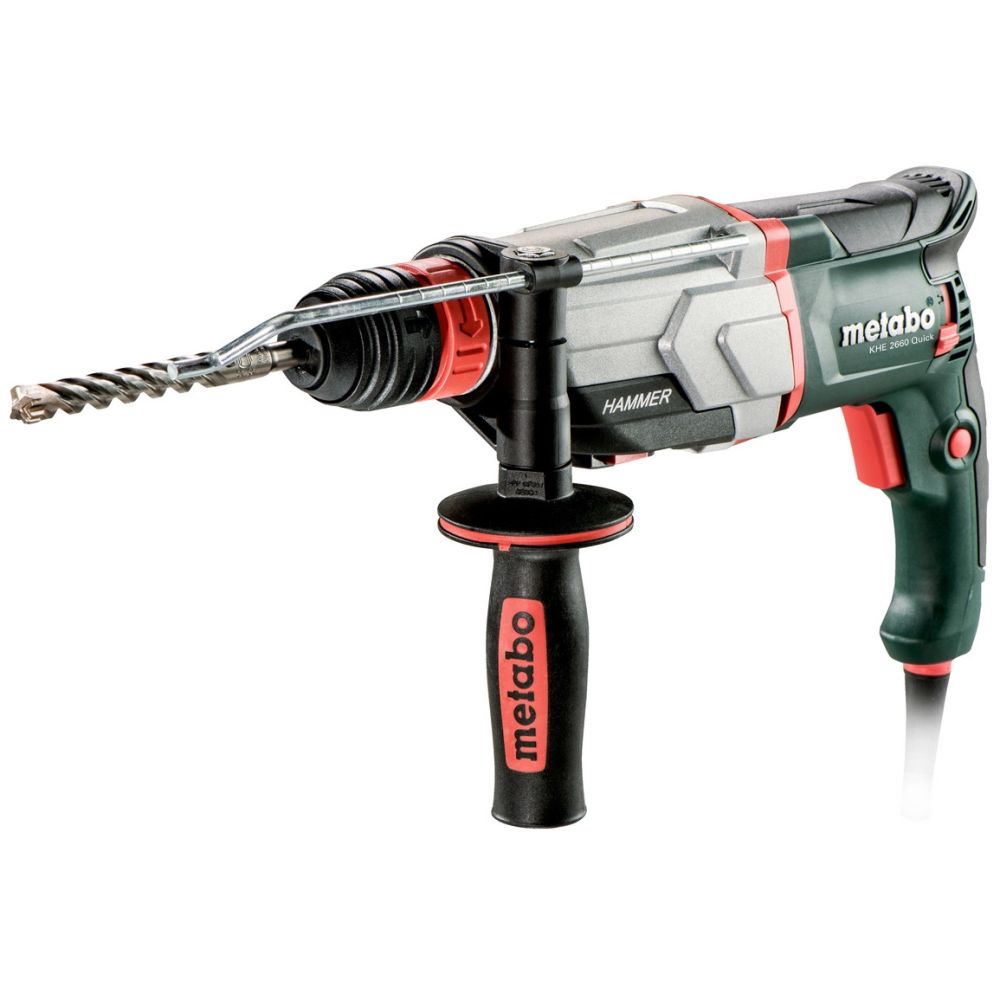 Перфоратор Metabo KHE 2660 Quick, 850 Вт, 3 Дж, 4300 уд/мин, в кейсе metaBOX (600663500)