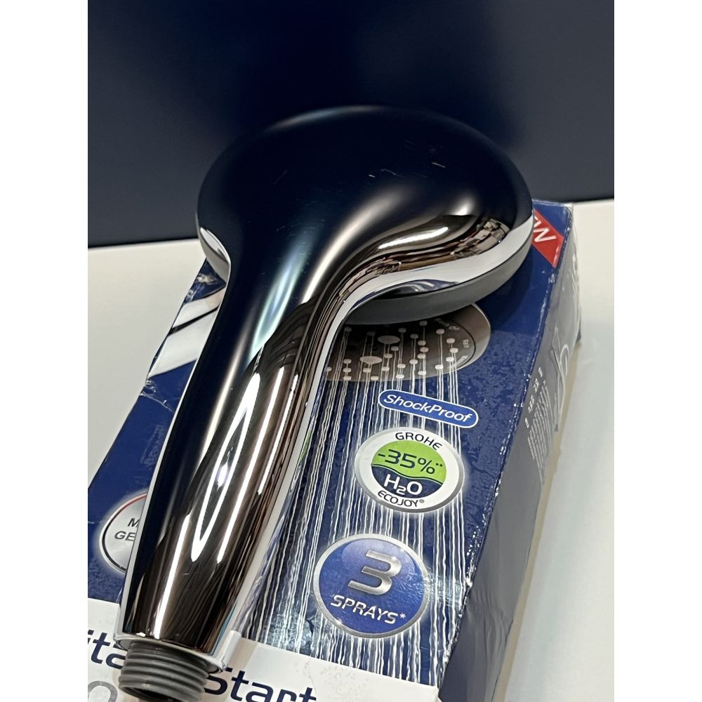 Ручной душ GROHE Vitalio Start 100, 3 режима, хром/черный (26031000/U), уцененный товар