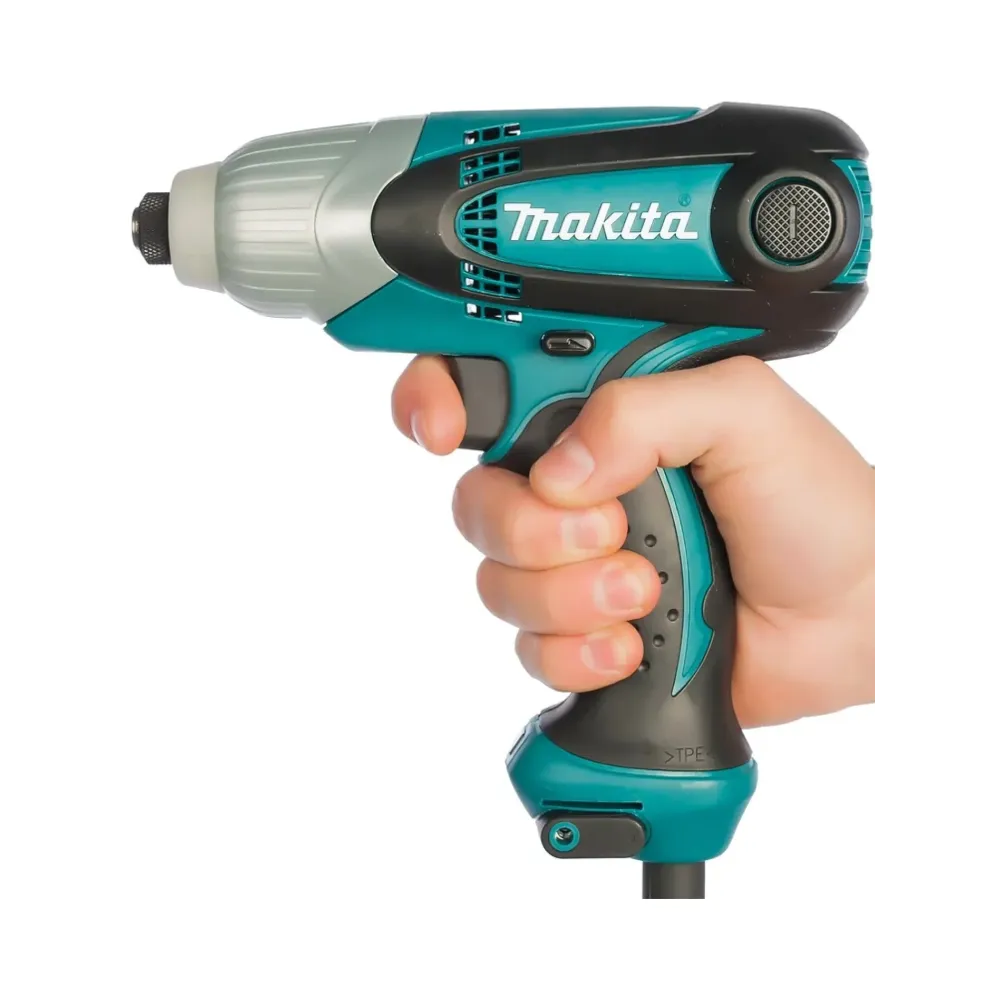 Шуруповерт Makita TD0101, 230 Вт, 100 Нм, 3200 уд/мин