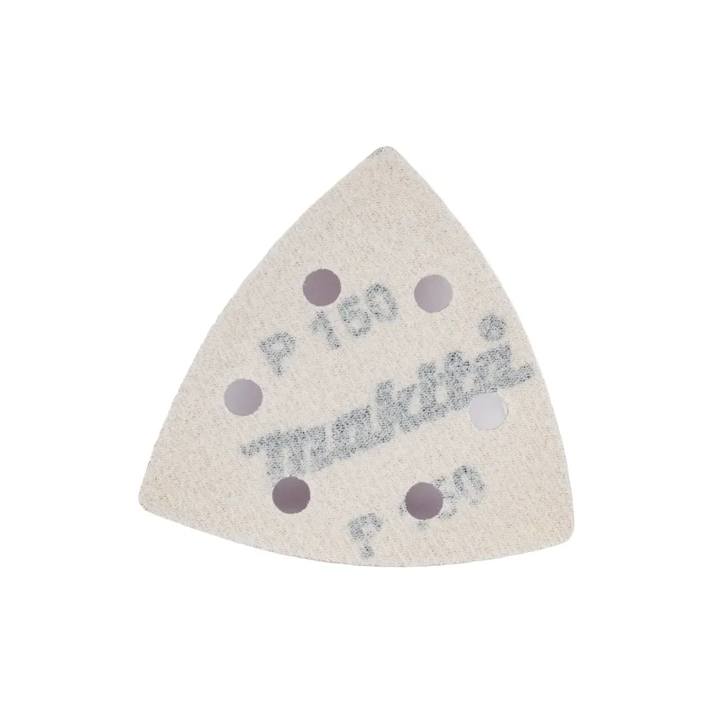 Бумага шлифовальная Makita треугольная на липучке 94 мм, A150 (D-58621)