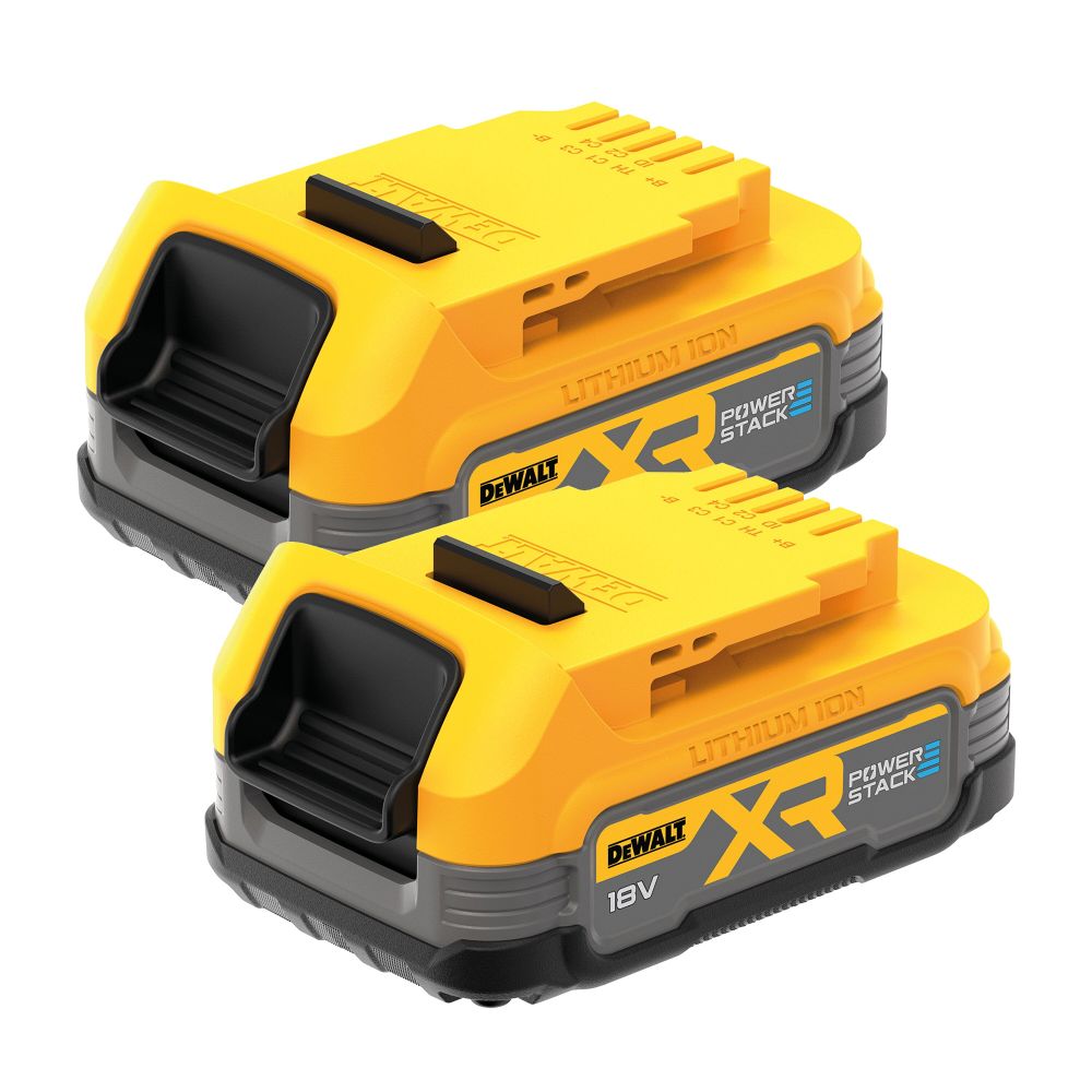 Аккумулятор DEWALT POWERSTACK DCBP034E2, Li-Ion, 18 В, 1.7 Ач, 2 шт. (DCBP034E2)