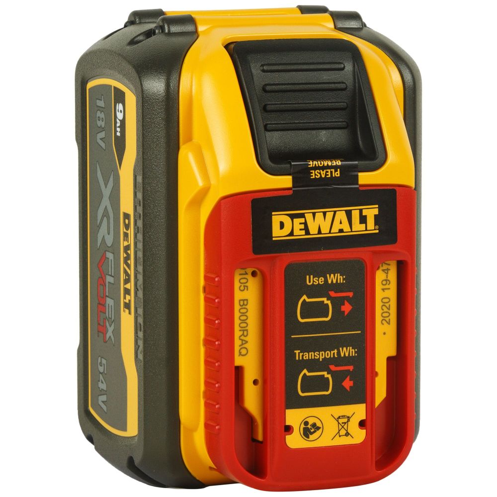 Аккумулятор DEWALT FLEXVOLT DCB547, Li-Ion, 18/54 В, 9/3 Ач (DCB547-XJ)