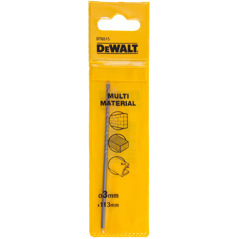 Сверло DEWALT DT6515, multimaterial универсальное TCT/HM 3 гранным хвостовиком, 3 x 83 x 50 мм