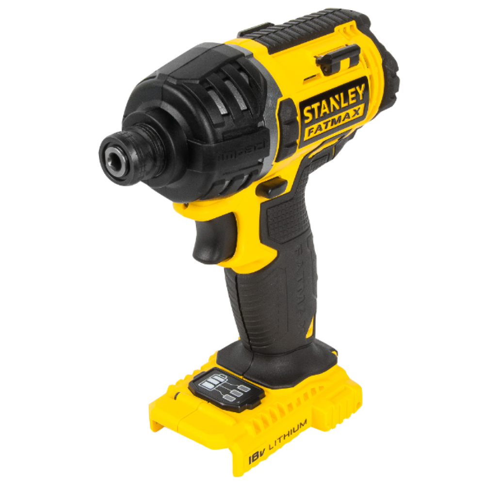 Набор: Аккумуляторный импульсный шуруповерт Stanley Fatmax FMC645B + Аккумулятор SB202 + Зарядное устройство SC200 + Адаптер для аккумуляторов SFMCB100