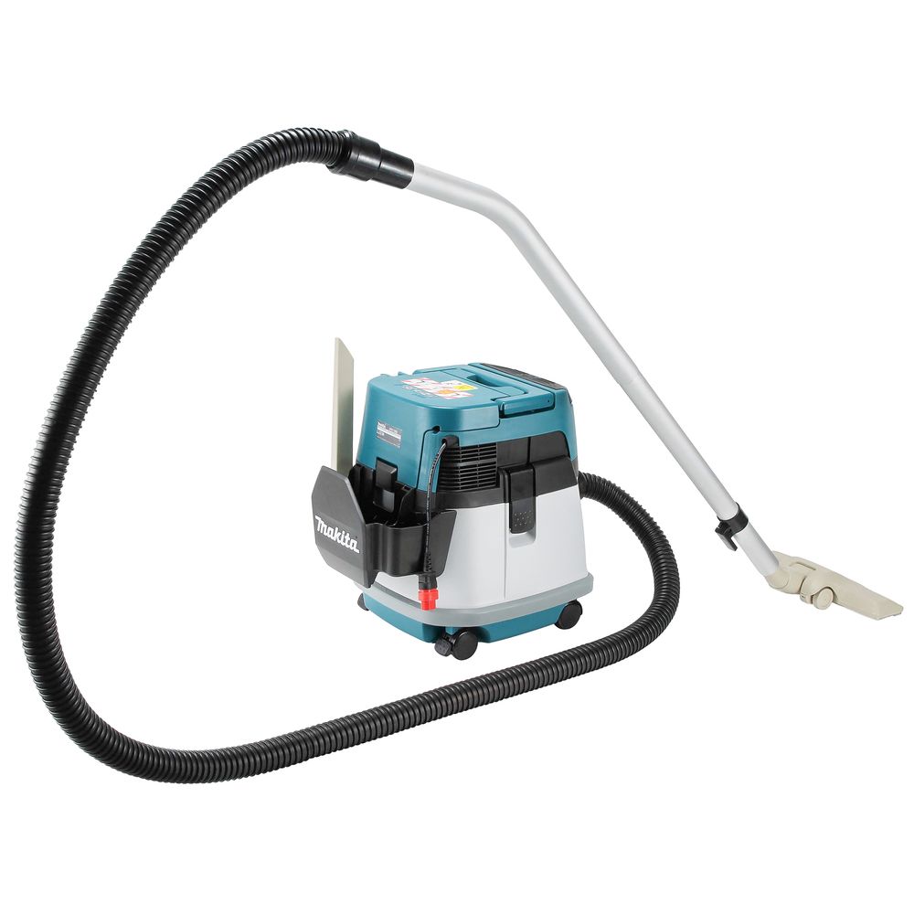 Аккумуляторный строительный пылесос Makita DVC150L, 2x18 В, с опцией работы от сети, 15 л, с 2 АКБ 5 Ач, без ЗУ (DUST-KITM13)