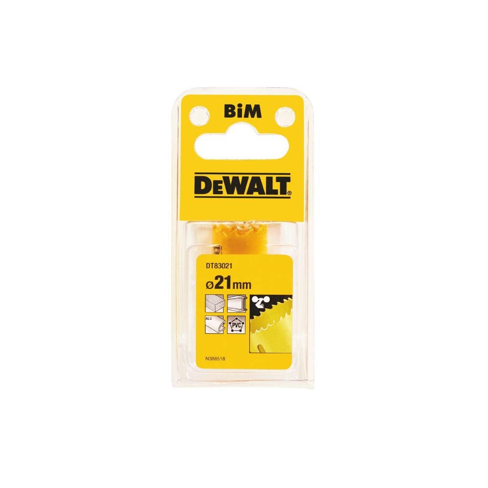 Коронка биметаллическая DEWALT DT83021, M3 21 x 37 мм