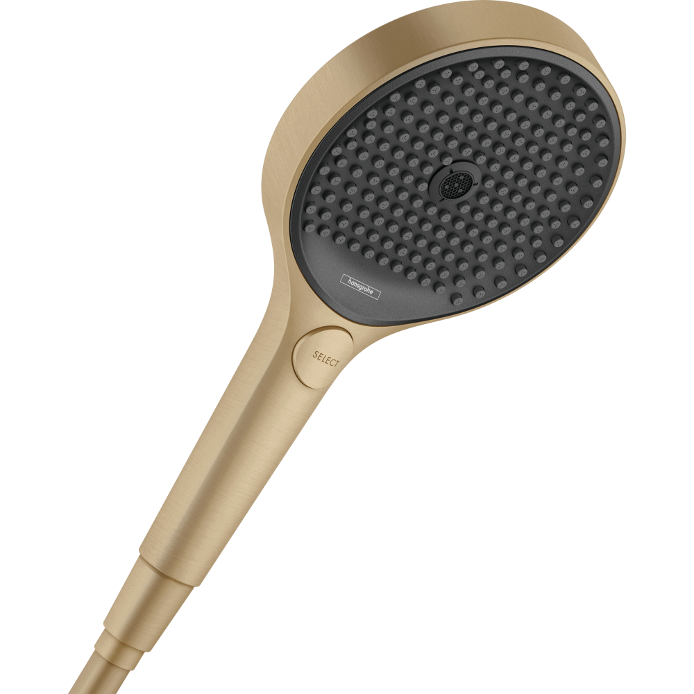 Ручной душ hansgrohe Rainfinity 130 3jet 26864140, шлифованная бронза