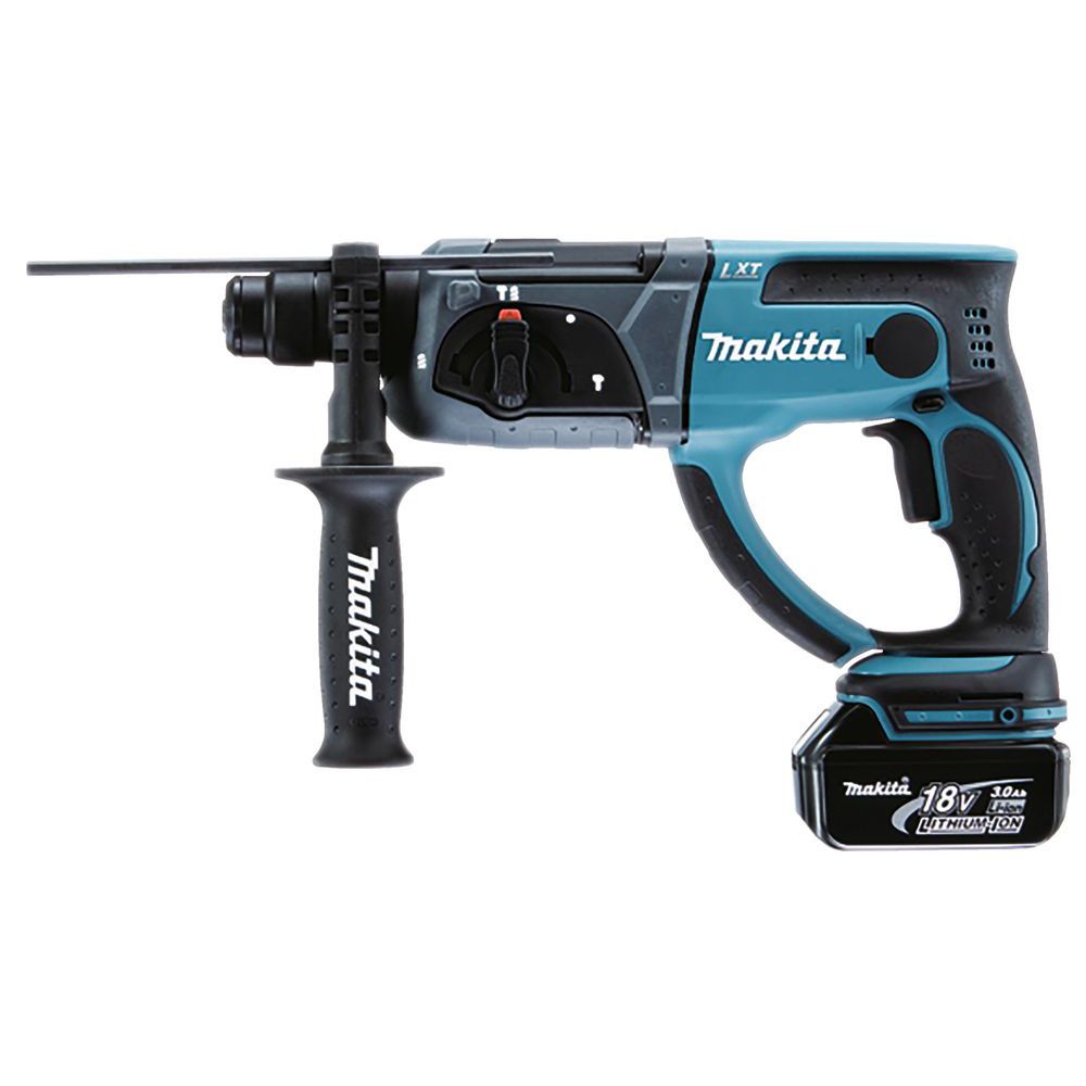 Аккумуляторный перфоратор Makita DHR202RF, 18 В, 1.9 Дж, 4000 уд/мин, с АКБ 3 Ач и ЗУ, в кейсе