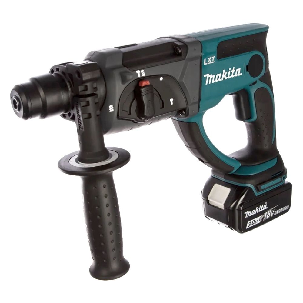 Аккумуляторный перфоратор Makita DHR202RF, 18 В, 1.9 Дж, 4000 уд/мин, с АКБ 3 Ач и ЗУ, в кейсе