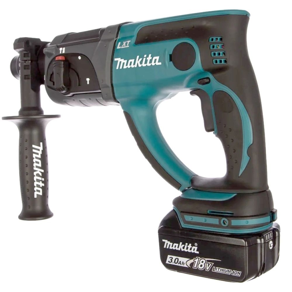 Аккумуляторный перфоратор Makita DHR202RF, 18 В, 1.9 Дж, 4000 уд/мин, с АКБ 3 Ач и ЗУ, в кейсе