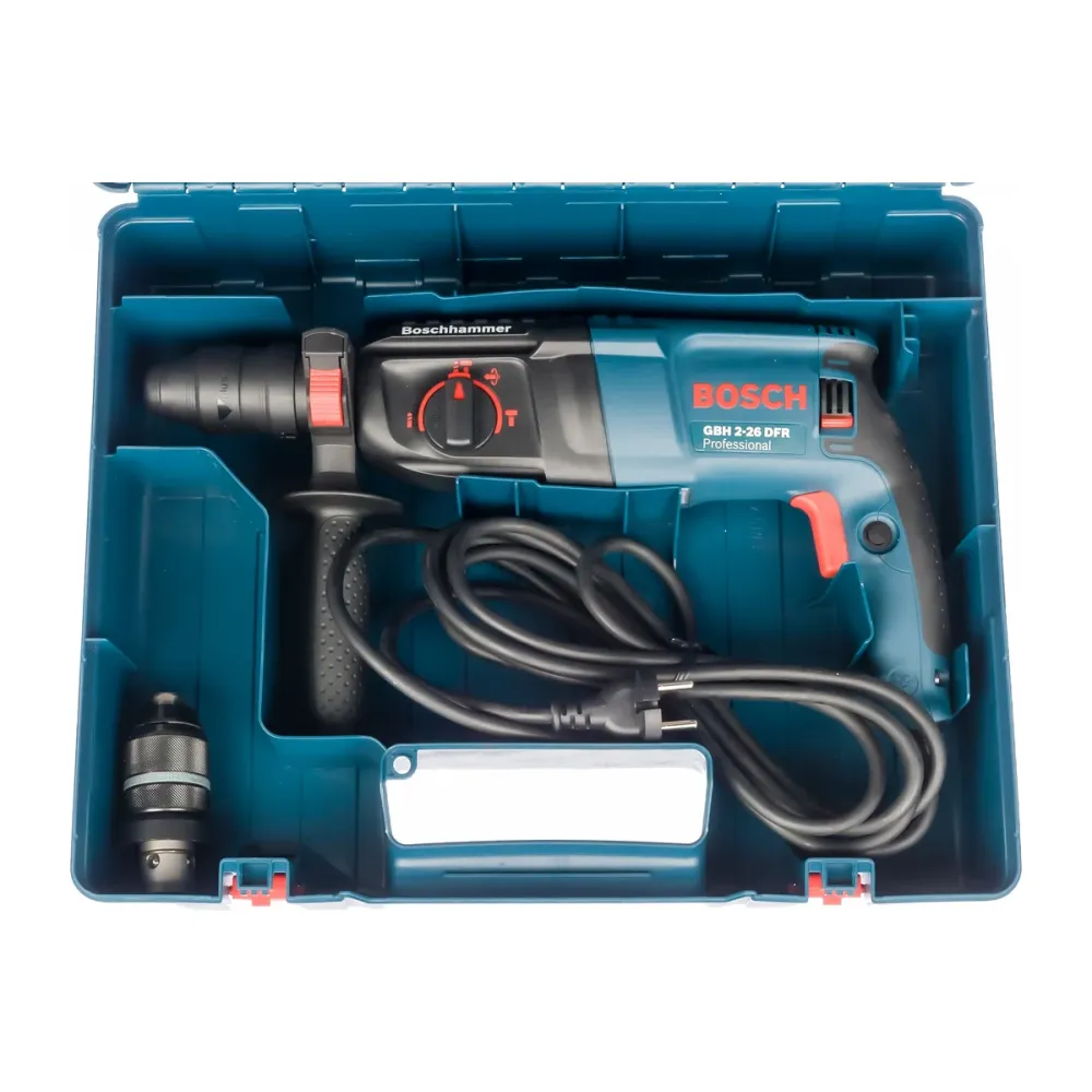 Перфоратор Bosch GBH 2-26 DFR, 800 Вт, 2.7 Дж, 4000 уд/мин, в кейсе (0.611.254.768)