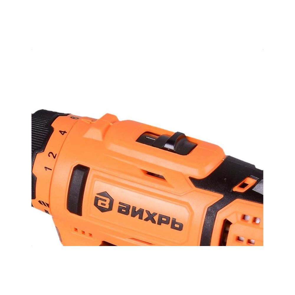 Дрель-шуруповерт Вихрь ДА-12Л-2, 12 В, 30 Нм, 1400 об/мин, с АКБ 2 Ач и ЗУ, 72/14/14