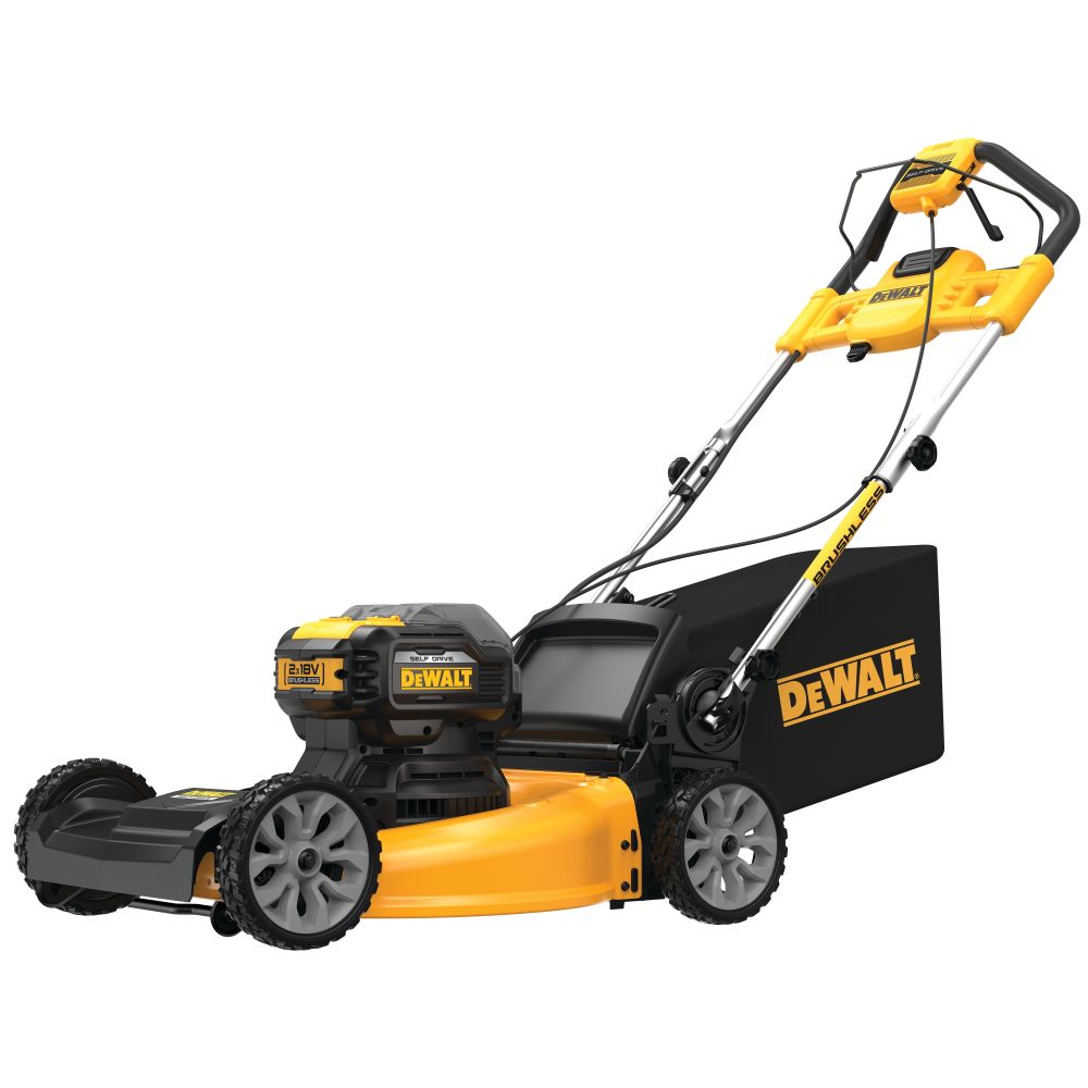 Аккумуляторная газонокосилка DEWALT DCMWSP564N, 2х18 В, 2800 об/мин, 55 л, без АКБ и ЗУ (DCMWSP564N-XJ)