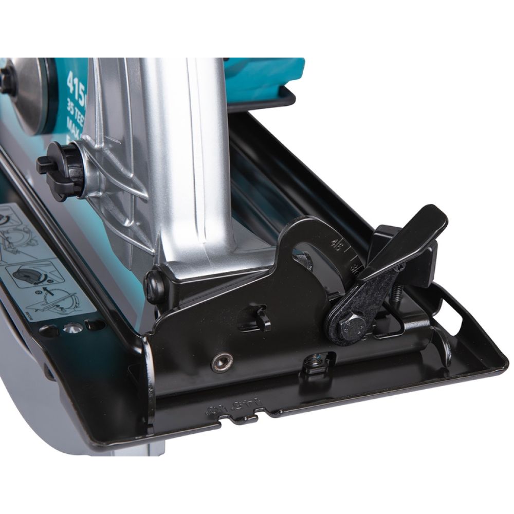 Аккумуляторная дисковая пила Makita HS013GZ, 40 В, 415 мм, 2100 об/мин, без АКБ и ЗУ, на подставке