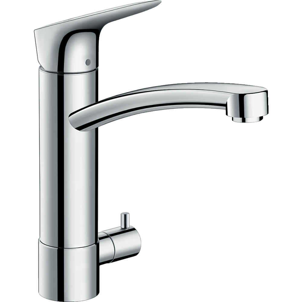 Смеситель для кухонной мойки hansgrohe Logis M31 160, с запорным вентилем 71834000, хром