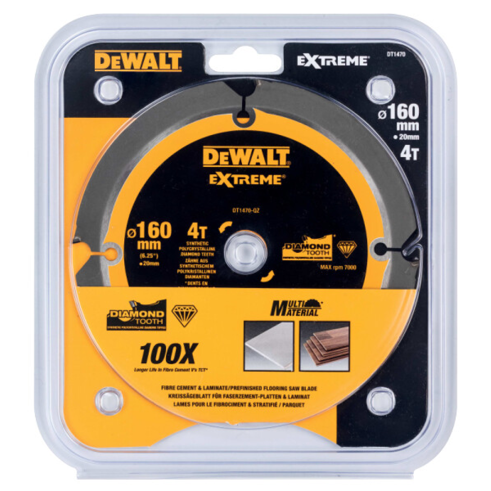 Универсальный пильный диск DEWALT DT1470, 160/20 мм.