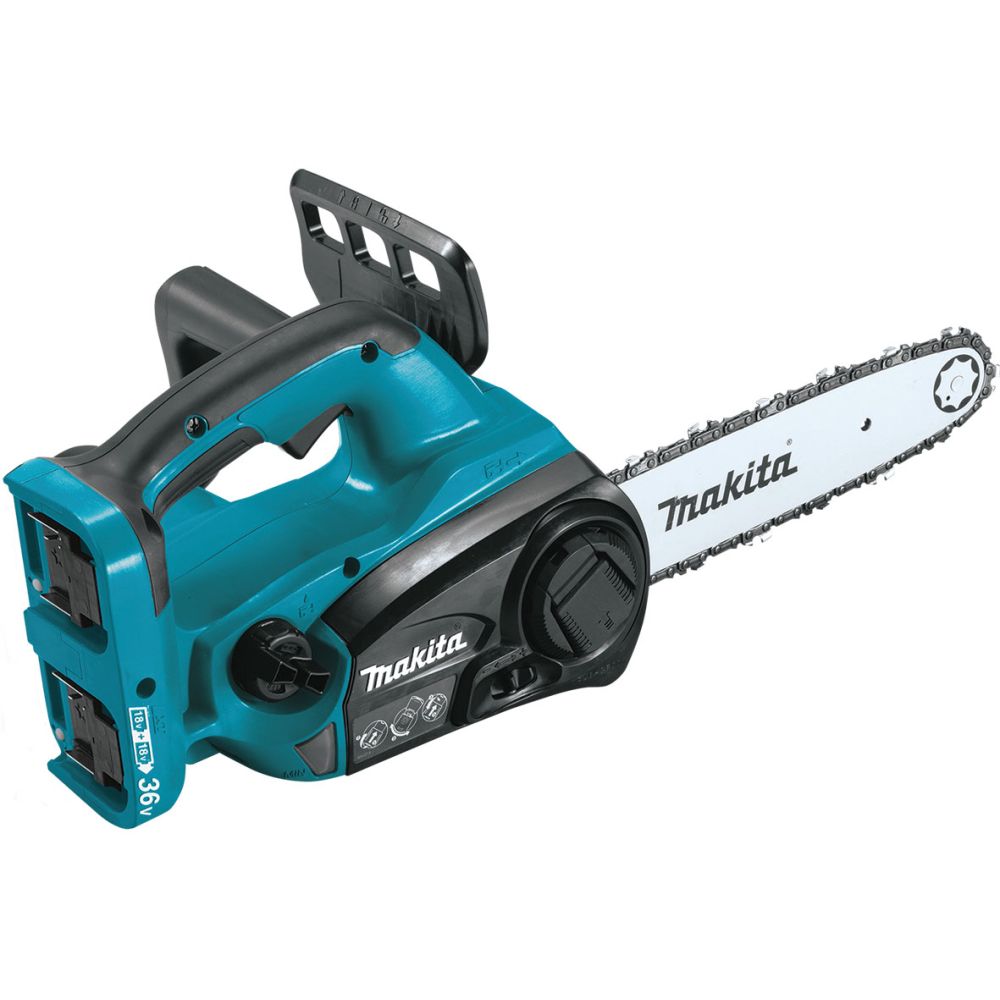 Аккумуляторный набор садовой техники Makita, 18 В: цепная пила DUC302 + триммер DUR190, с 2 АКБ 3 Ач и ЗУ