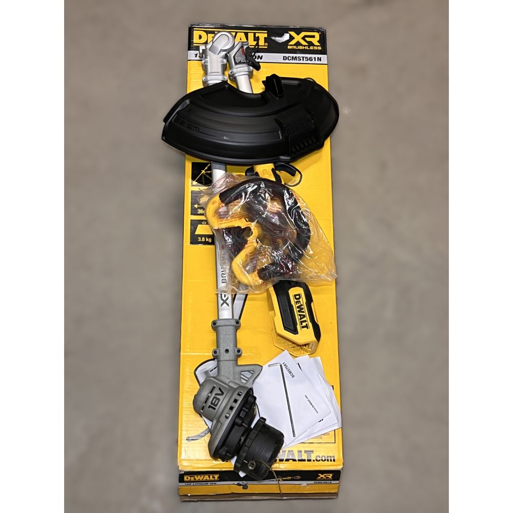 Аккумуляторный триммер DEWALT DCMST561N, 18 В, 6000 об/мин, без АКБ и ЗУ (УЦЕНЕННЫЙ ТОВАР) (DCMST561N-XJ/BU)