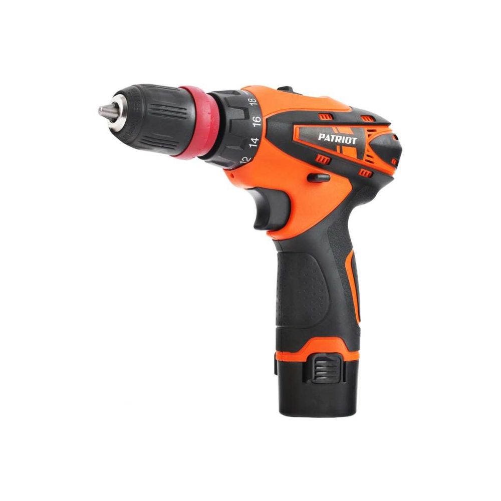 Дрель-шуруповерт аккумуляторная PATRIOT THE ONE BR 115Li, 12 В, с 2 АКБ 2 Ач и ЗУ, в кейсе, 180201115