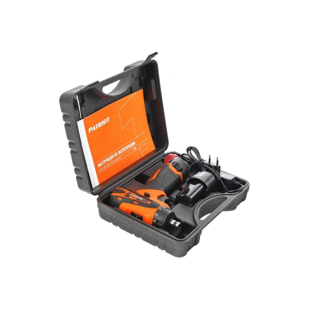 Дрель-шуруповерт аккумуляторная PATRIOT THE ONE BR 115Li, 12 В, с 2 АКБ 2 Ач и ЗУ, в кейсе, 180201115