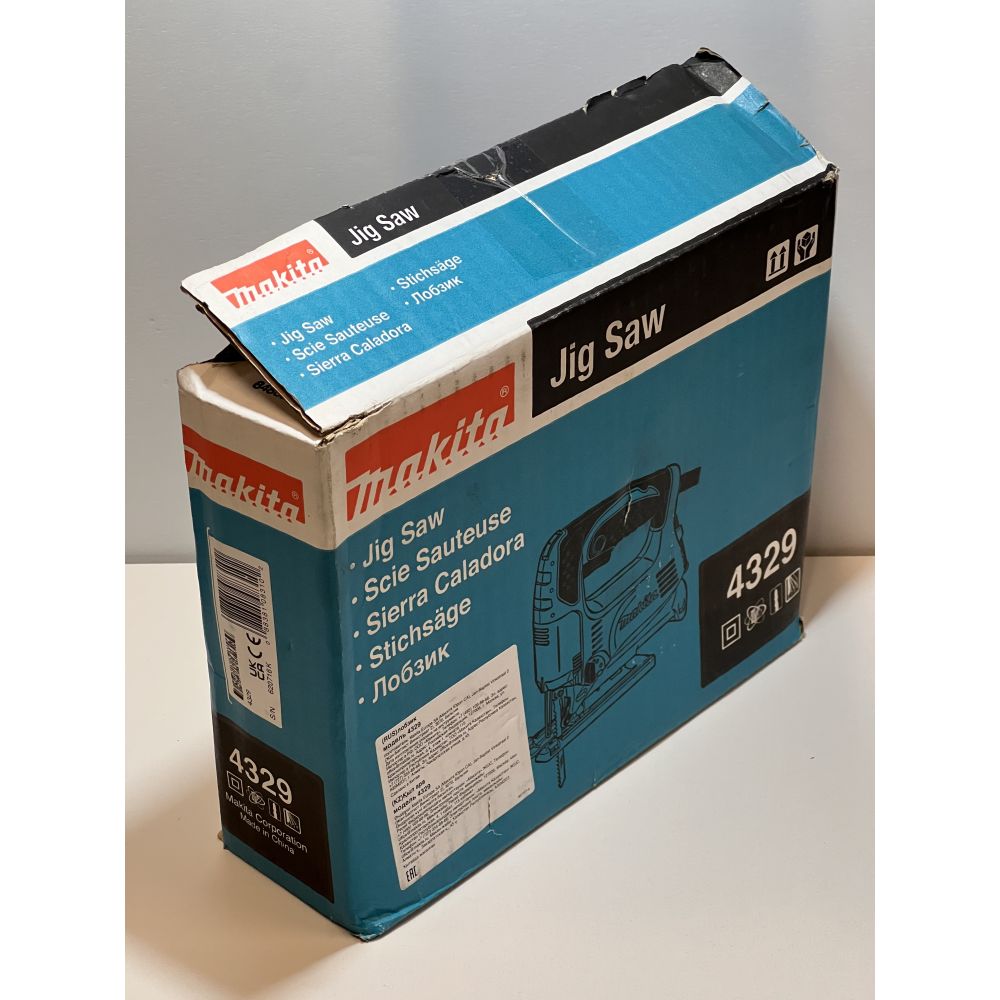 Лобзик Makita 4329, 450 Вт, 3100 ход/мин, 18 мм (4329/BU)