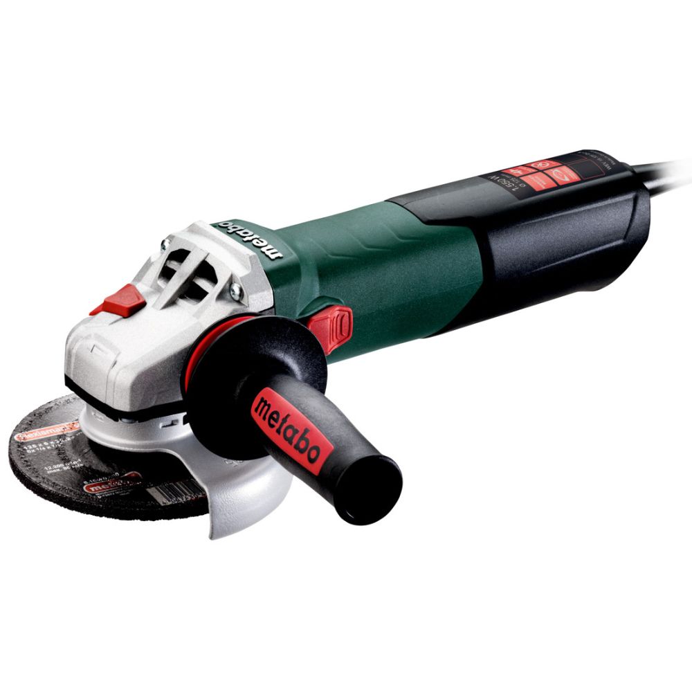 Угловая шлифмашина Metabo WEV 15-125 Quick, 1550 Вт, 125 мм, 11000 об/мин (600468000)
