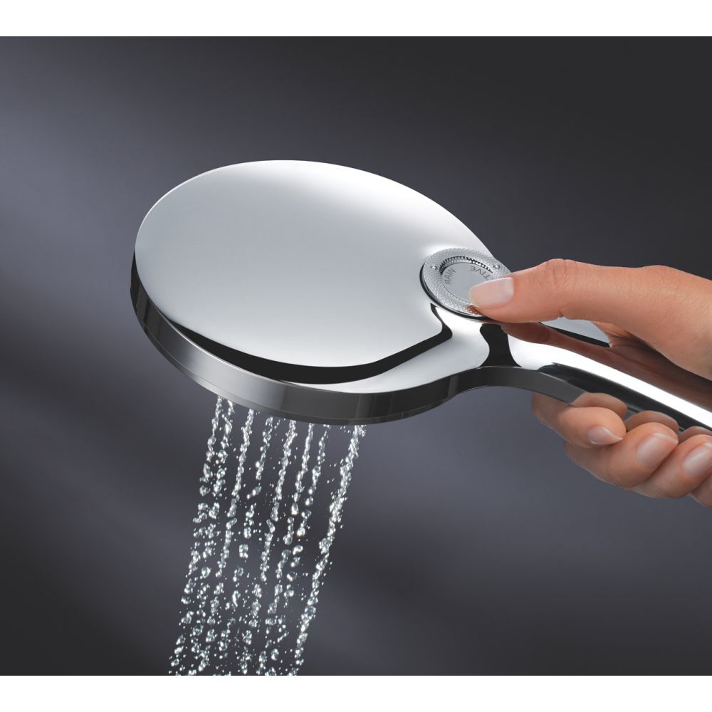 Ручной душ GROHE Rainshower SmartActive 130, 12 л/мин, 3 режима, белая луна (26544LS0)