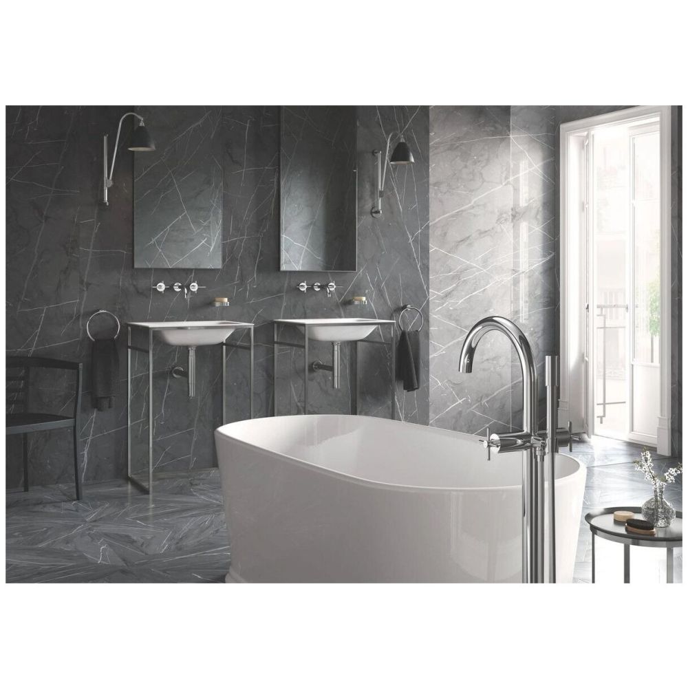 Внешняя часть смесителя для раковины GROHE Atrio на 3 отверстия, хром (20164003)