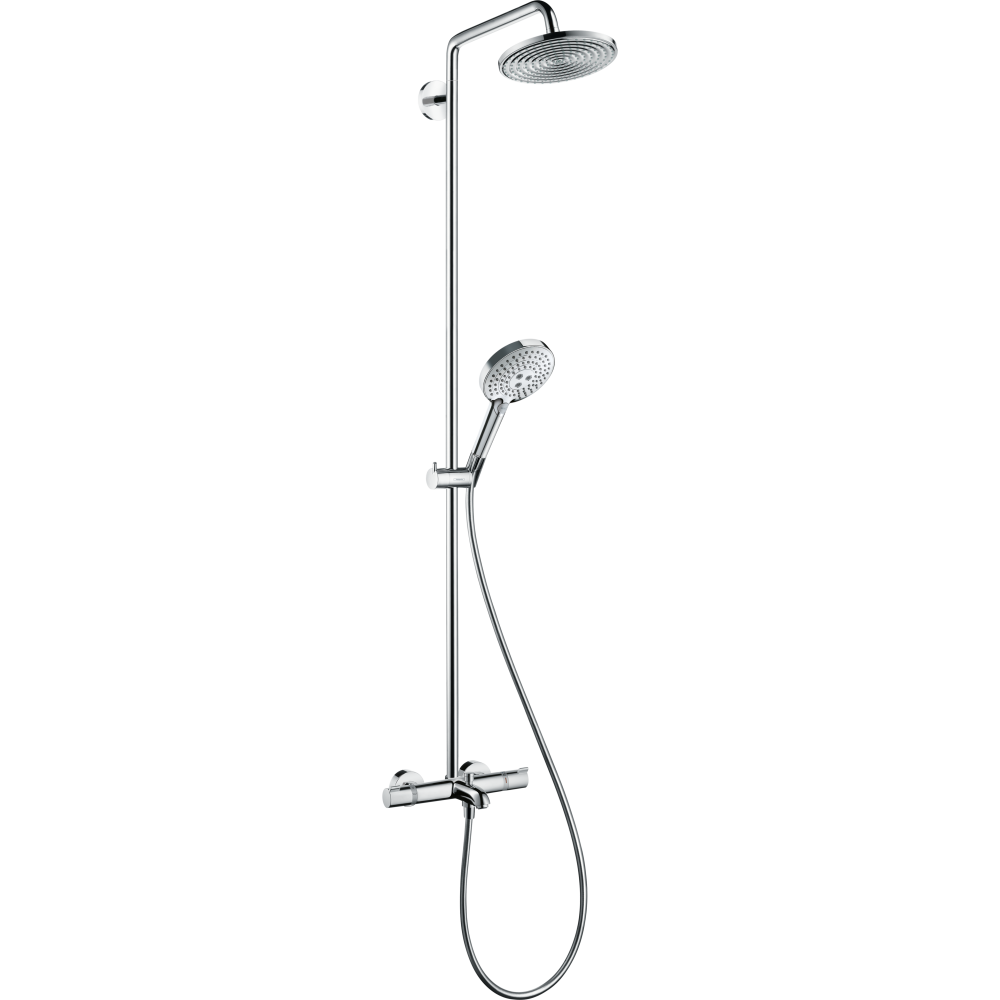 Душевая система hansgrohe Raindance S 240 1jet с термостатом для ванны 27117000, хром