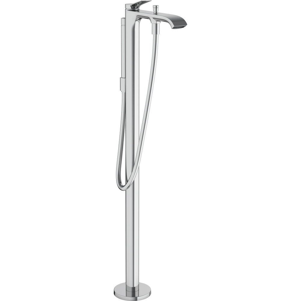 Внешняя часть смесителя для ванны hansgrohe Vivenis напольного монтажа 75445000, хром