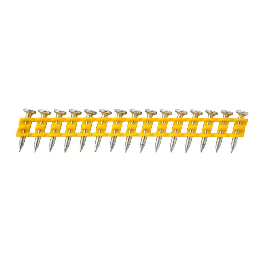 Гвозди DEWALT DCN8901025, для DCN890 по бетону, (Желтые) 2.6 x 25, оцинкованные, 1005 шт./пачка