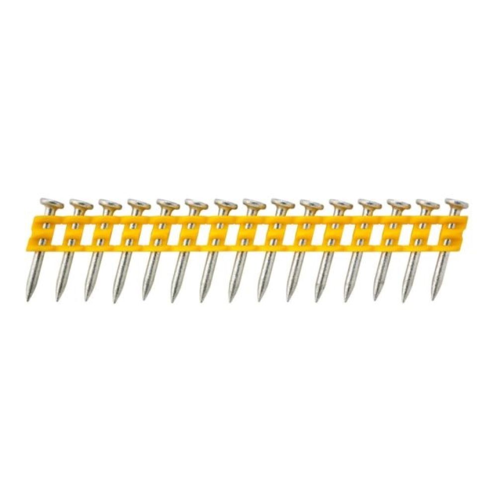Гвозди DEWALT DCN8901030, для DCN890 по бетону, (Желтые) 2.6 x 30, оцинкованные, 1005 шт./пачка