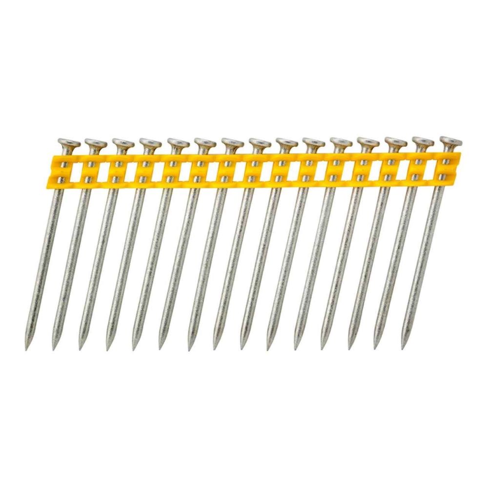 Гвозди DEWALT DCN8901055, для DCN890 по бетону, (Желтые) 2.6 x 55, оцинкованные, 510 шт./пачка