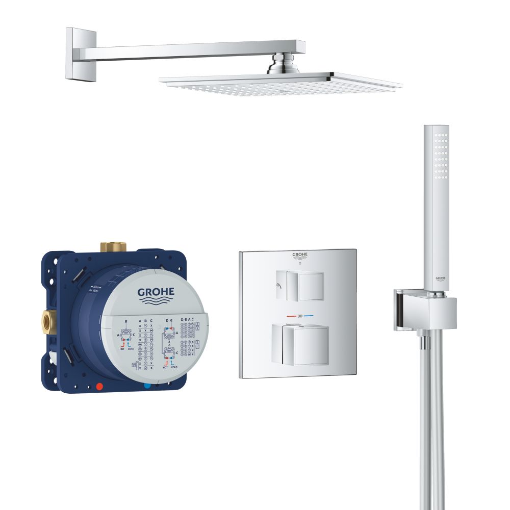 Набор для комплектации душа, GROHE Grohtherm Cube, хром, (34741000)