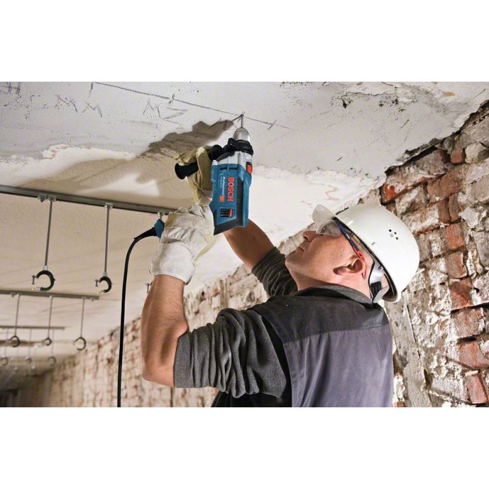 Сетевая ударная дрель Bosch GSB 16 RE, ЗВП, 750 Вт, 2800 об/мин, 47600 уд/мин, в кейсе, 060114E600