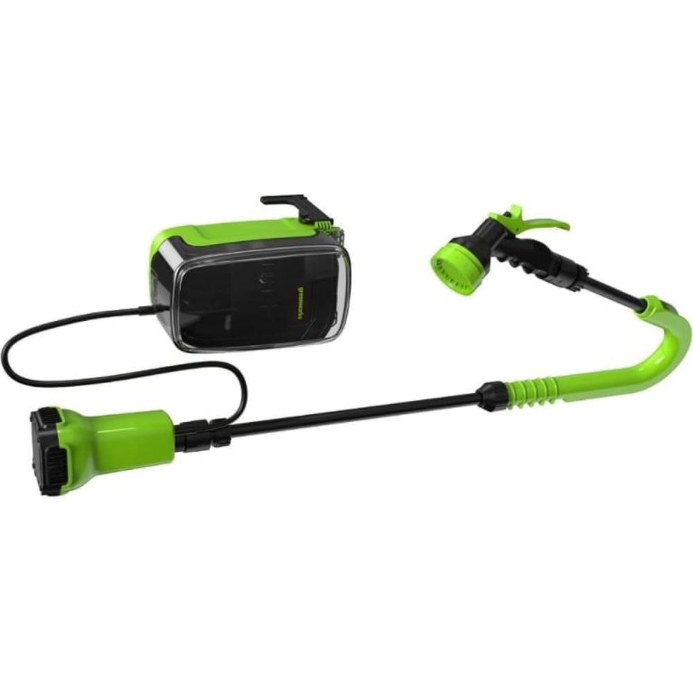 Аккумуляторный насос Greenworks, для полива из бочки, 24 В, 100 Вт, 1800 л/ч, без АКБ и ЗУ, 3401007