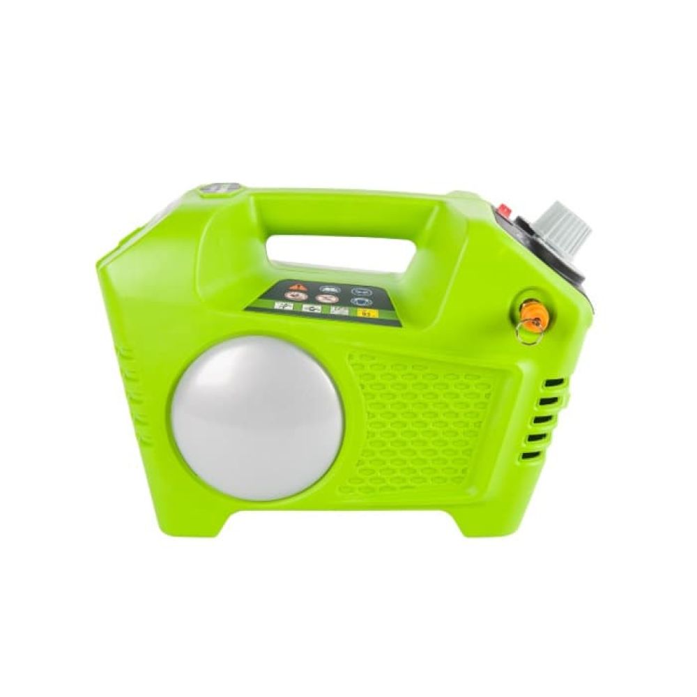 Аккумуляторный компрессор Greenworks, 24 В, 8 бар, без АКБ и ЗУ, 4100302