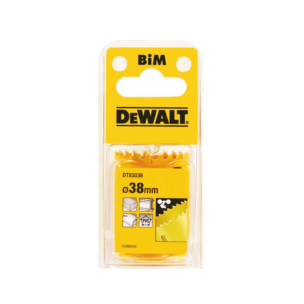 Коронка биметаллическая DEWALT DT83038, M3 38 x 37 мм