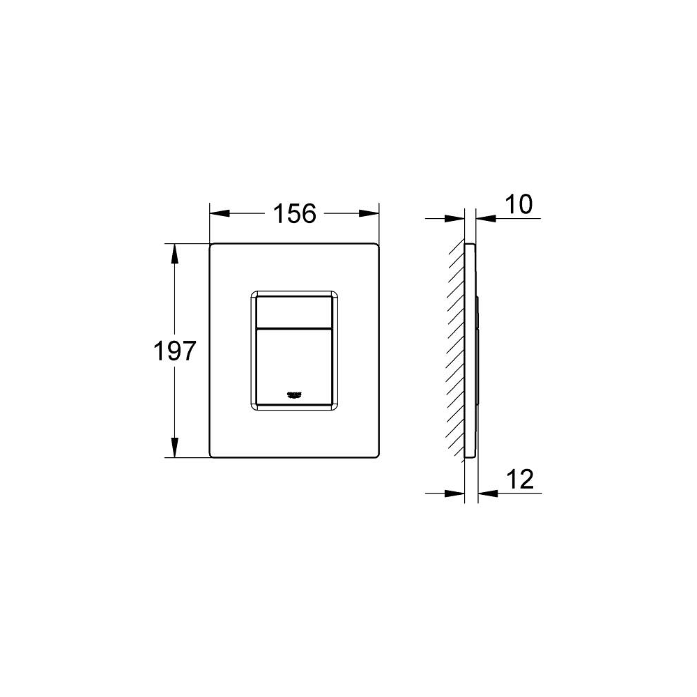 Комплект инсталляции GROHE Rapid SL 38775001 с унитазом Aqueduto OVO OVOT2140 и сиденьем с микролифтом (NW0544)