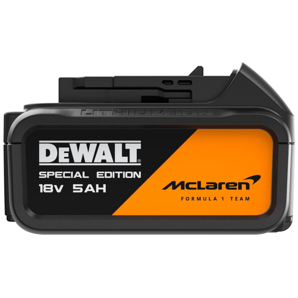 Аккумулятор DEWALT McLaren Limited Edition DCB184M, Li-Ion, 18 В, 5 Ач (DCB184M-XJ)