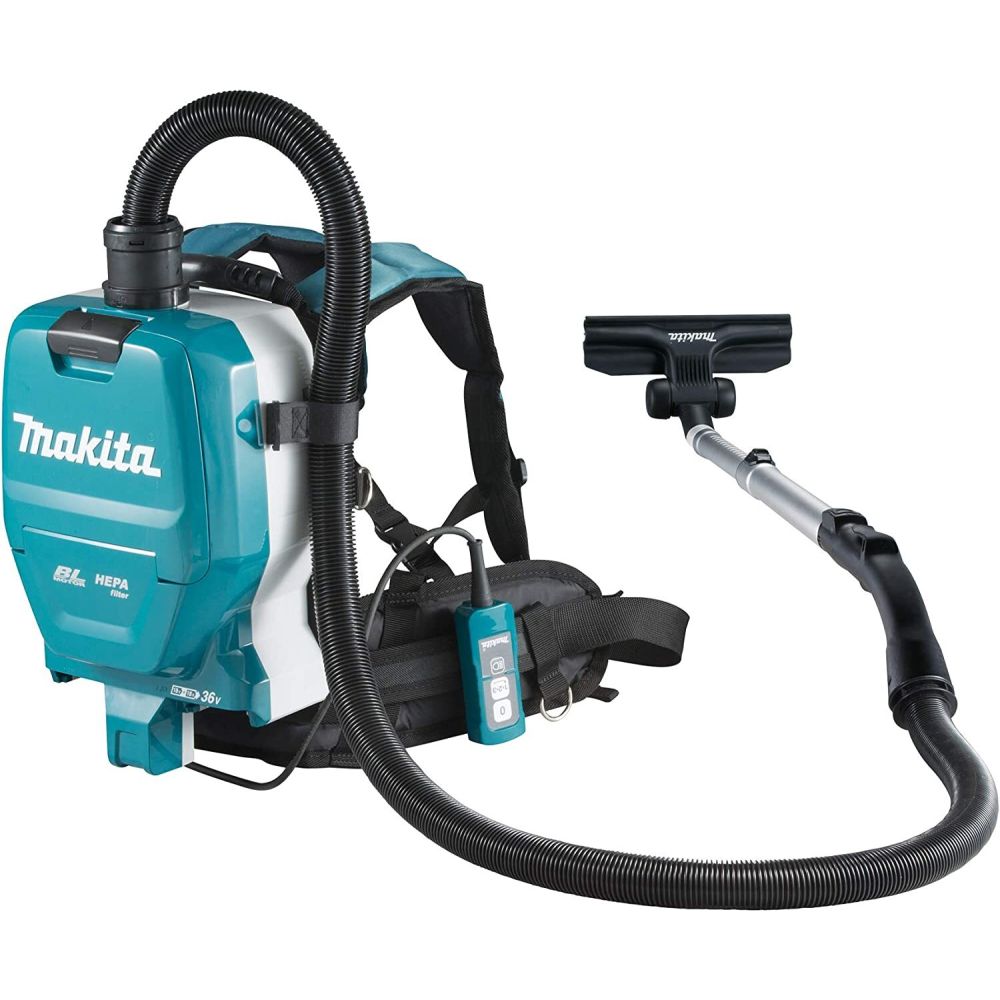 Аккумуляторный ранцевый пылесос Makita DVC261ZX11, 18 В, 1.5 л, без АКБ и ЗУ (УЦЕНЕННЫЙ ТОВАР) (DVC261ZX11/U)