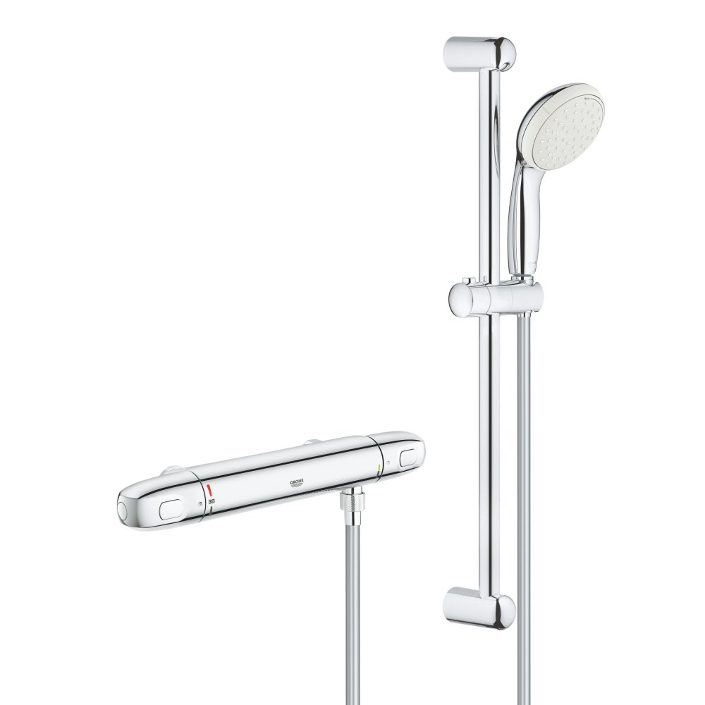 Термостат для душа GROHE Grohtherm 1000 с душевым гарнитуром, хром (34819004)