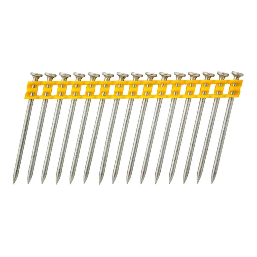Гвозди DEWALT DCN8901057, для DCN890 по бетону, (Желтые) 2.6 x 57, оцинкованные, 510 шт./пачка